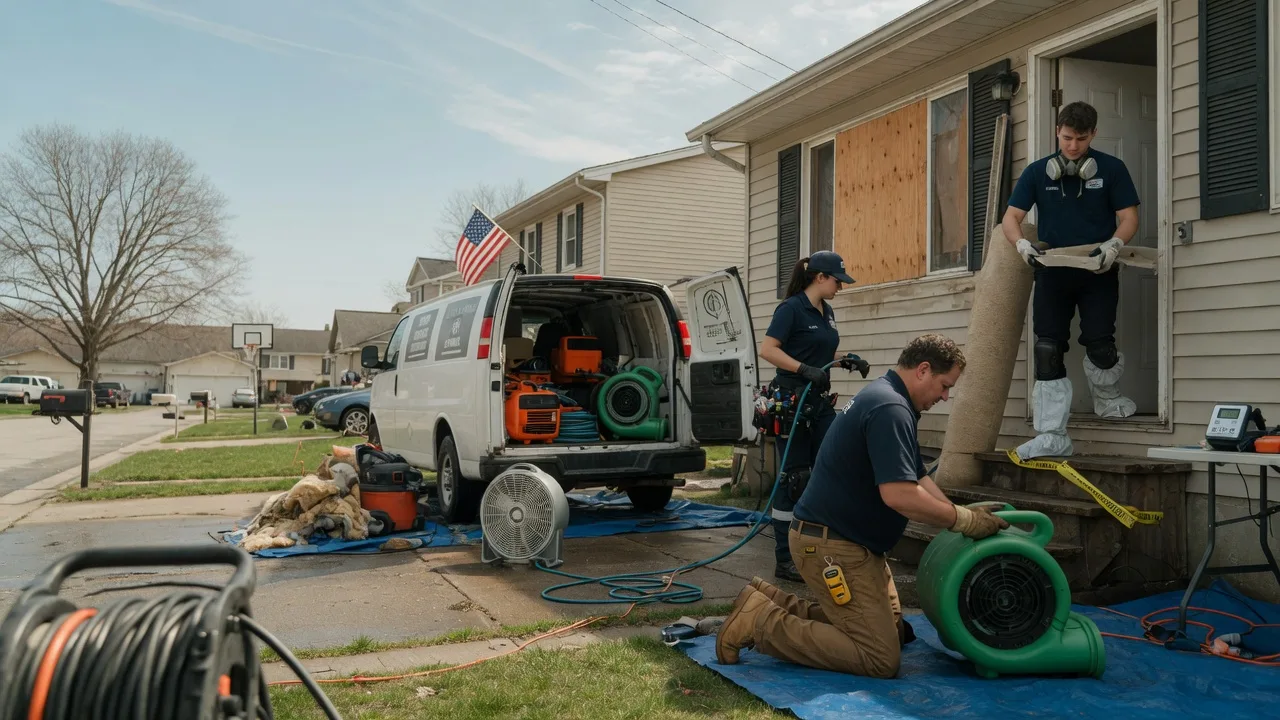 Water Damage Restoration in Dundee, KY near me